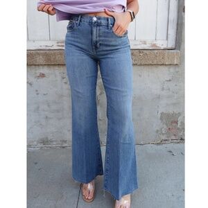 JAG SEINE BLUE 70'S WIDE LEG JEANS- Med Blue Denim sz 12